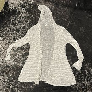 Size medium boutique hooded sweater/cardigan
